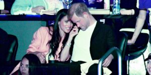 Meghan Markle Wears Pink Two-Piece and Shows PDA With Prince Harry During Lakers Date Night